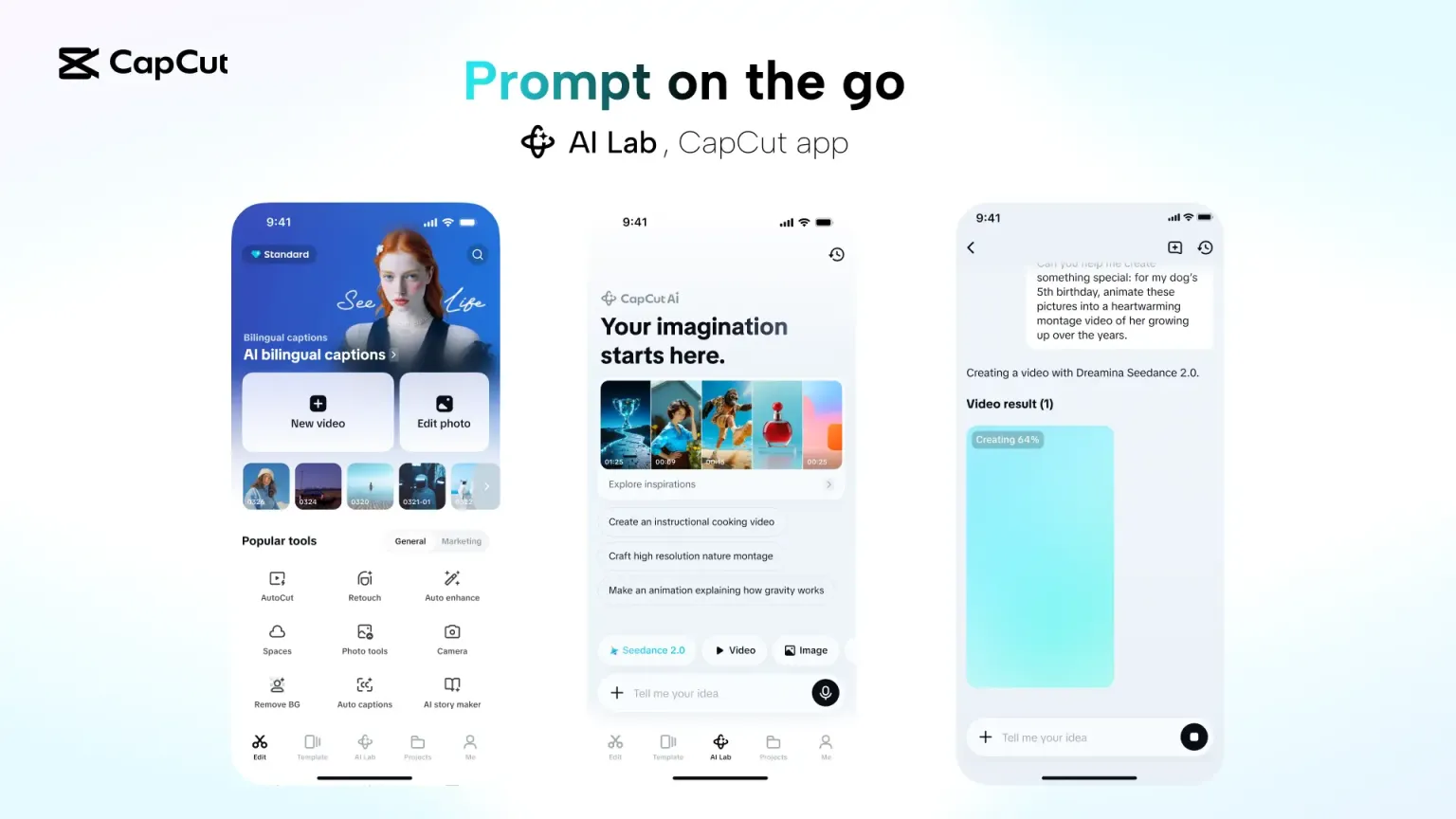 CapCut: Ενσωματώνει το νέο AI μοντέλο Dreamina Seedance 2.0
