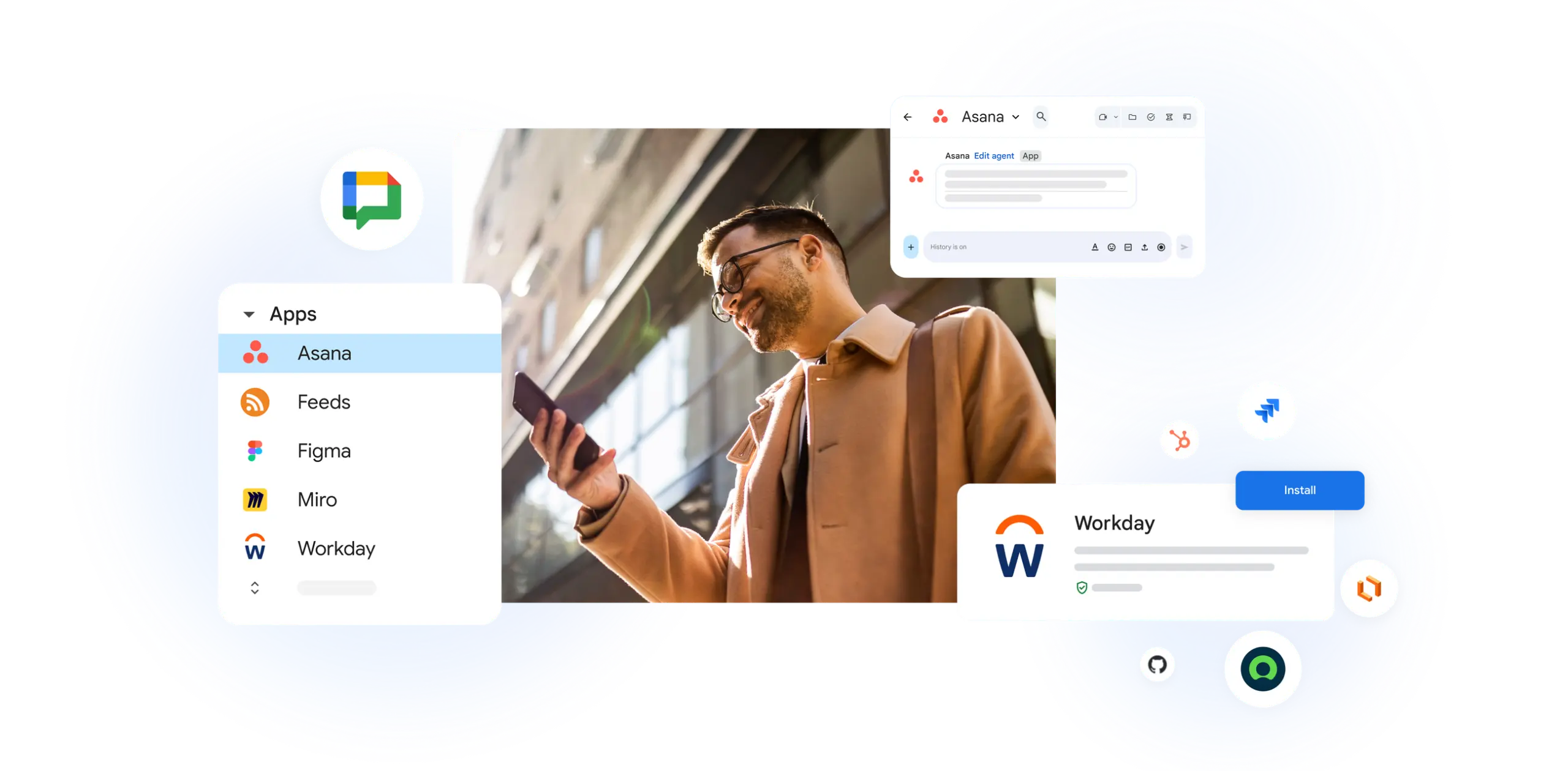 Ενσωμάτωση Asana, Jira και Salesforce απευθείας μέσα στο Google Chat