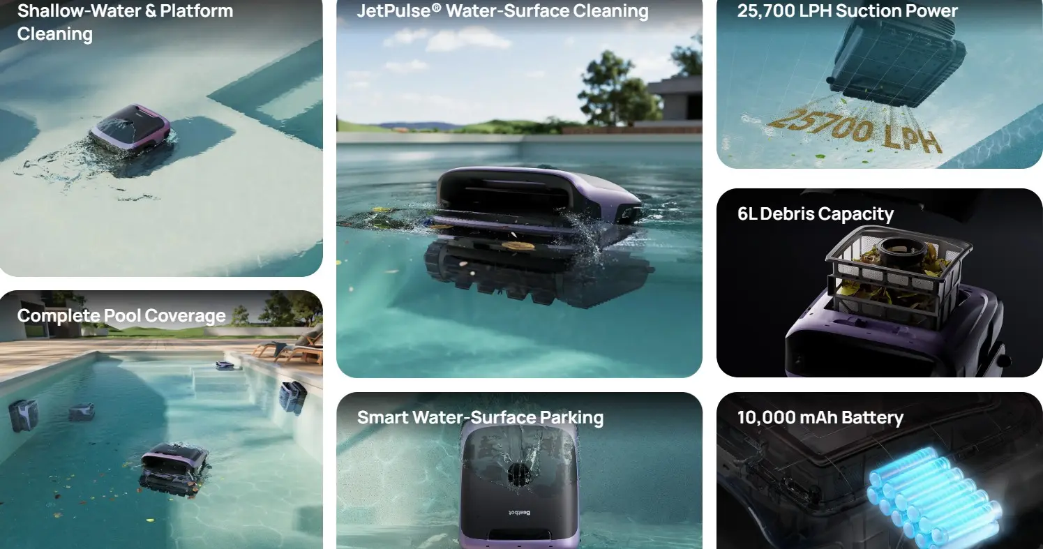 Αξίζει το Beatbot Sora 70; Δοκιμάζουμε το νέο ρομπότ καθαρισμού πισίνας 8 Αξίζει το Beatbot Sora 70; Δοκιμάζουμε το νέο ρομπότ καθαρισμού πισίνας