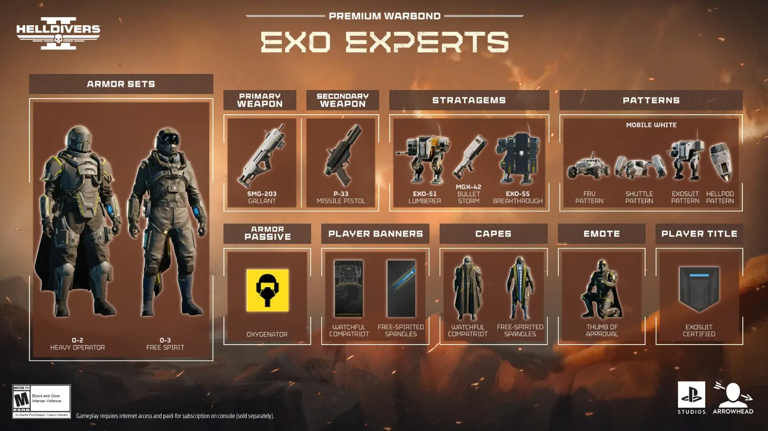 Helldivers 2: Έρχεται το νέο The Exo Experts Warbond
