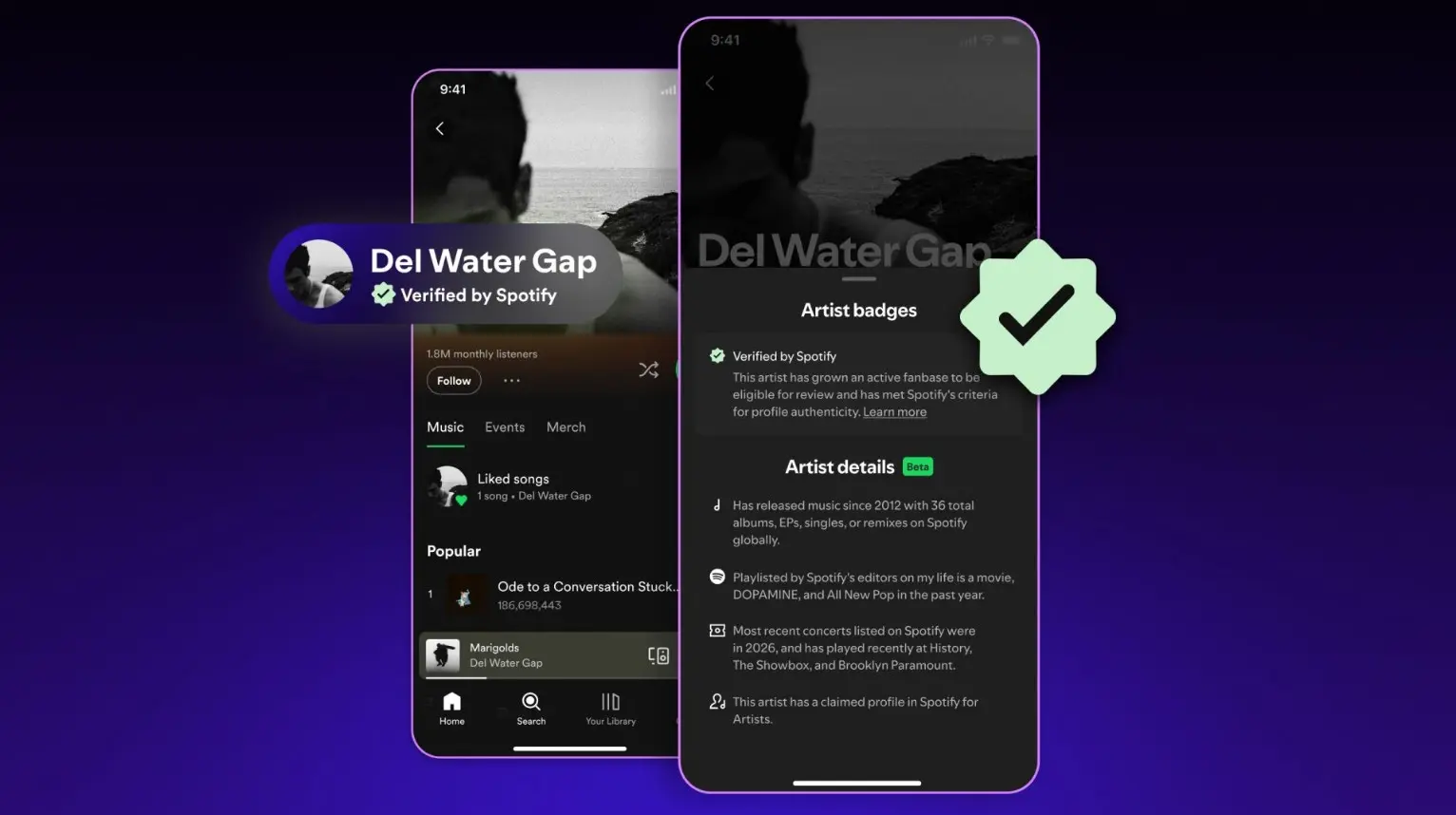 Verified by Spotify: Το νέο σήμα αυθεντικότητας απέναντι στην τεχνητή νοημοσύνη