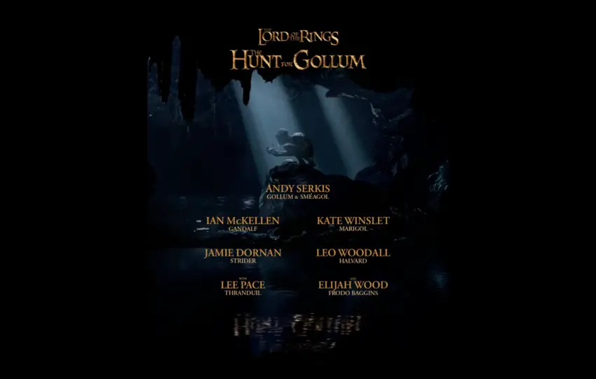 Επίσημο: Το cast του Lord of the rings The Hunt for Gollum ενώνει θρύλους και νέα αστέρια