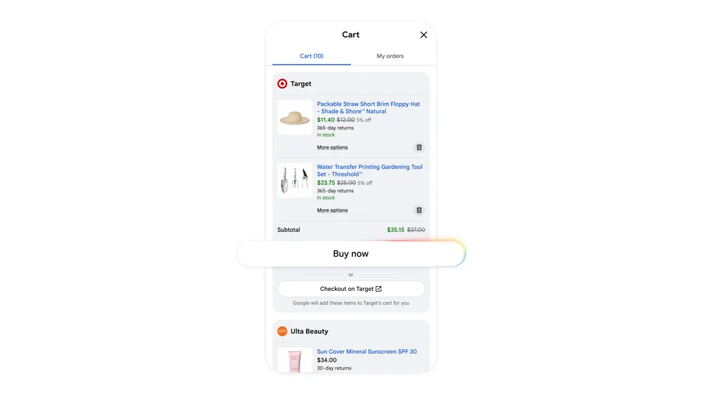 Η Google παρουσίασε το Universal Cart ένα AI καλάθι αγορών 8 Universal Cart: Το νέο έξυπνο εργαλείο της Google που αλλάζει τις διαδικτυακές αγορές
