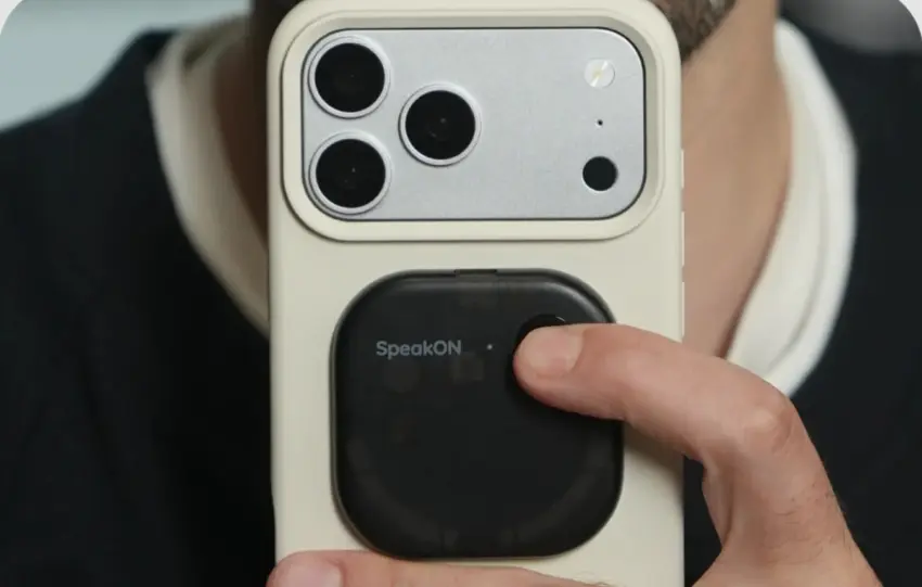 SpeakON: Η νέα MagSafe AI συσκευή για το iPhone με μετατρέπει την φωνή σε κείμενο
