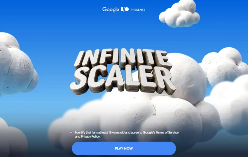 Google Infinite Scaler: Το δωρεάν AI παιχνίδι που παρουσιάστηκε στο Google I/O 2026