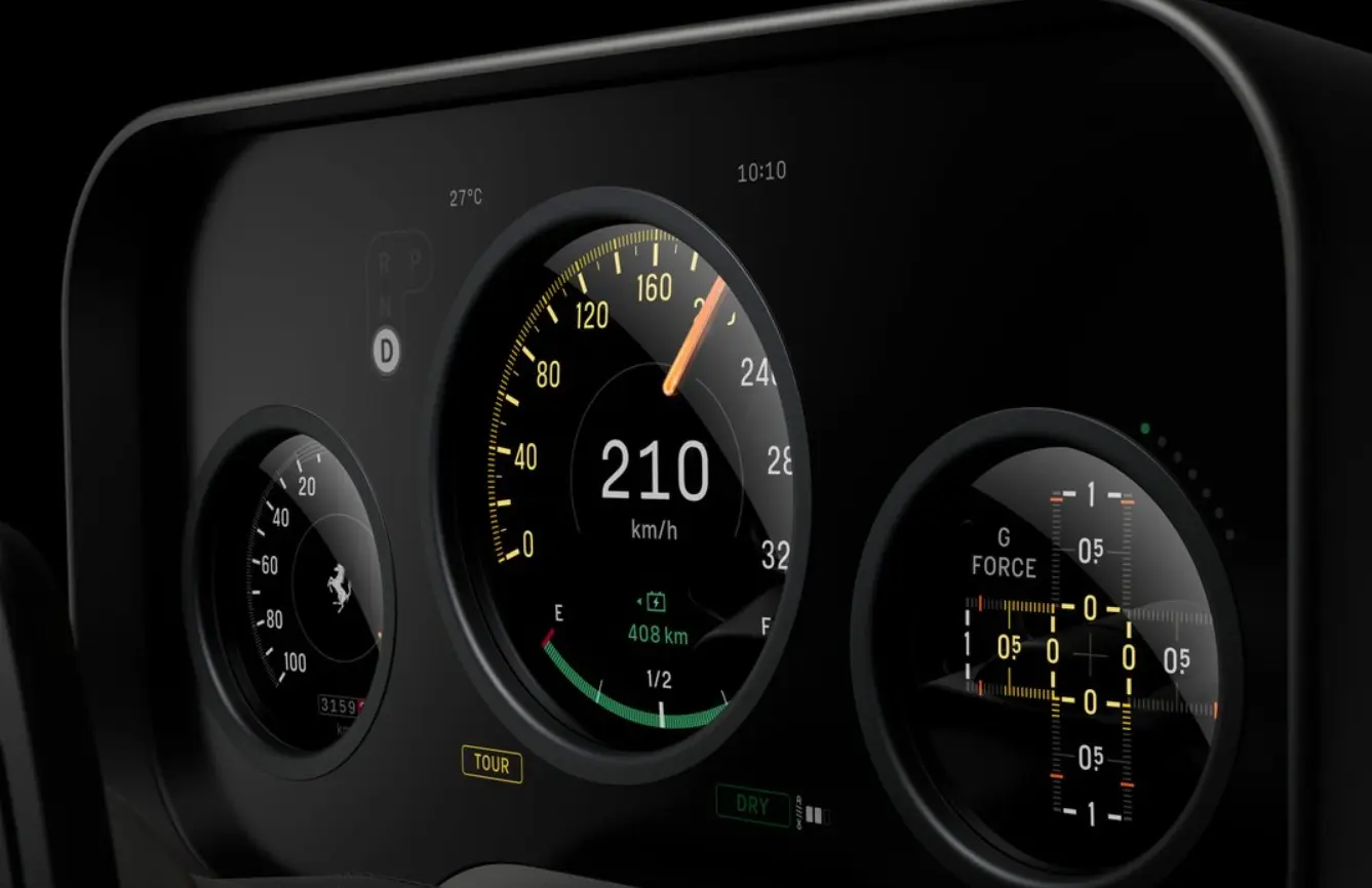 Ferrari Luce: Η OLED επανάσταση στο ταμπλό από τη Samsung στο πρώτο της EV 4 Ferrari Luce: Η OLED επανάσταση στο ταμπλό από τη Samsung στο πρώτο της EV