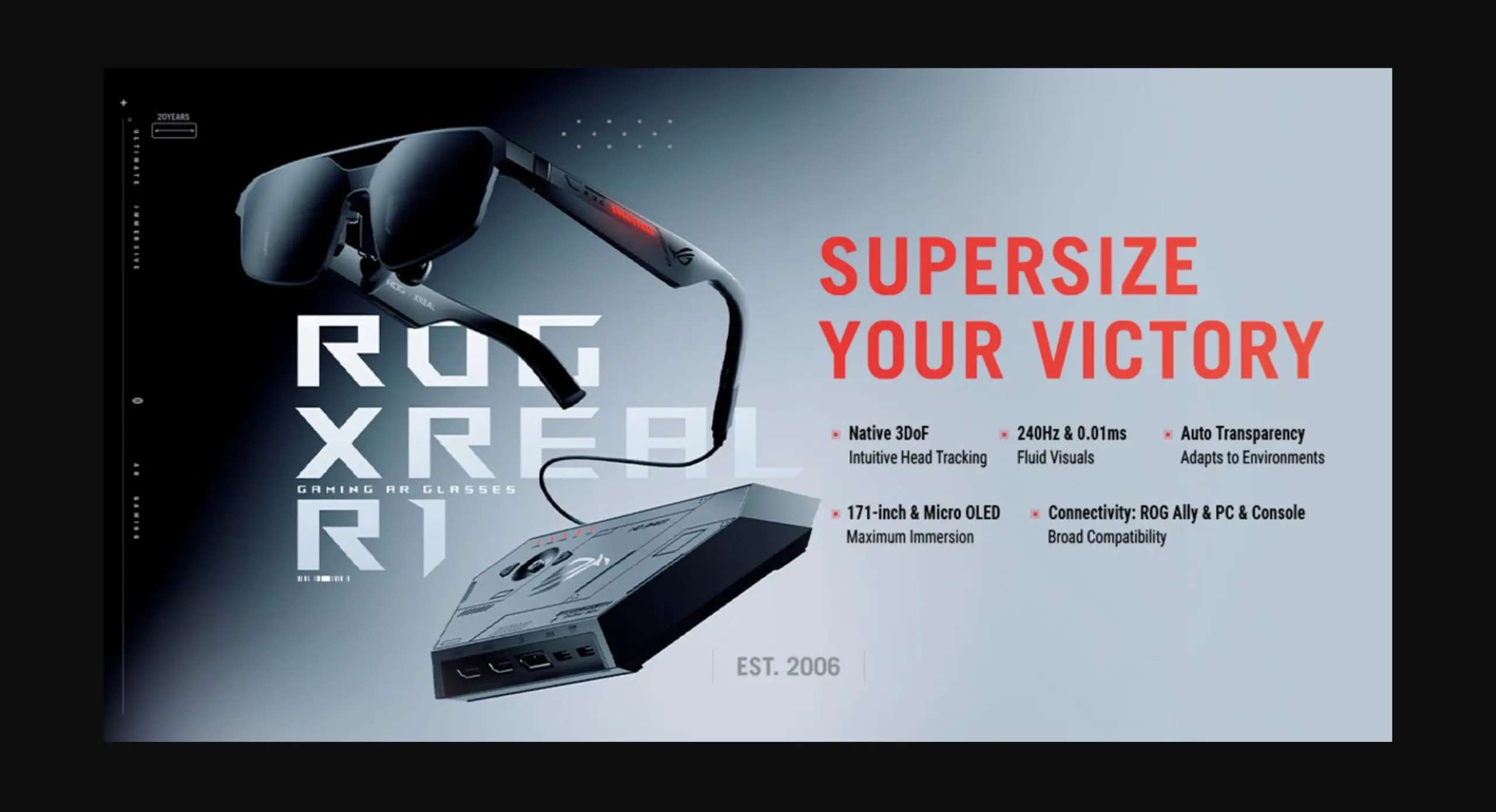 Η Asus και η Xreal παρουσιάζουν τα εντυπωσιακά ROG Xreal R1 με οθόνη 171 ιντσών