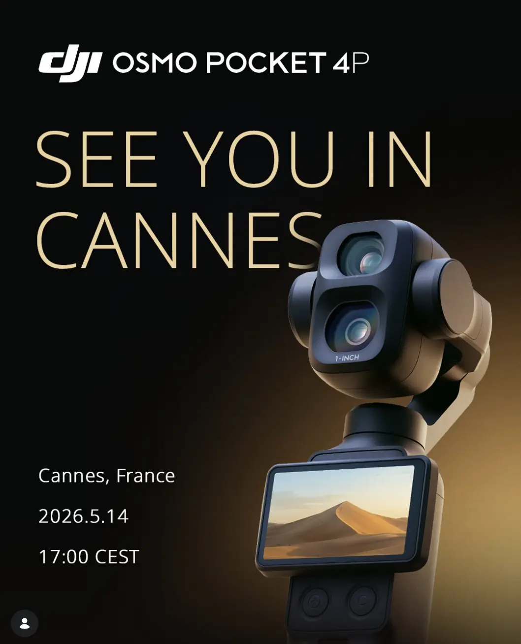DJI Osmo Pocket 4P: Η νέα dual camera αποκαλύπτεται στις Κάννες 3 DJI Osmo Pocket 4P: Επίσημη παρουσίαση στις 14 Μαΐου στο φεστιβάλ των Καννών