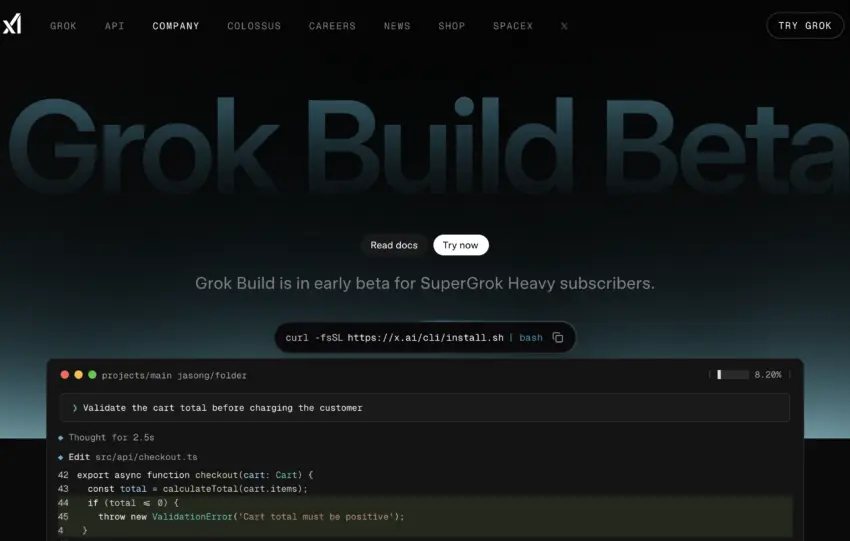 Το Grok Build είναι η νέα δυναμική απάντηση της xAI στο AI coding