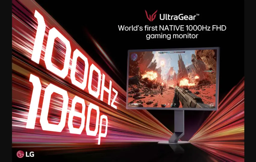 Το νέο LG UltraGear 25G590B φέρνει 1000Hz ανάλυσης 1080p στα esports