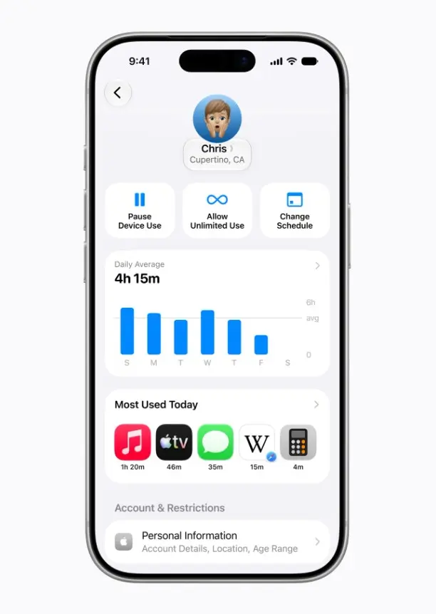 Apple: Πώς ο νέος γονικός έλεγχος αλλάζει την ασφάλεια των παιδιών στις συσκευές 9 Apple: Πώς ο νέος γονικός έλεγχος αλλάζει την ασφάλεια των παιδιών στις συσκευές