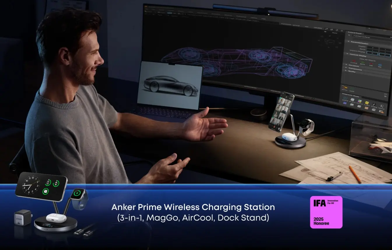 Anker Prime 3-in-1: Ο απόλυτος φορτιστής για το οικοσύστημα της Apple 2 Anker Prime 3-in-1: Ο απόλυτος φορτιστής για το οικοσύστημα της Apple