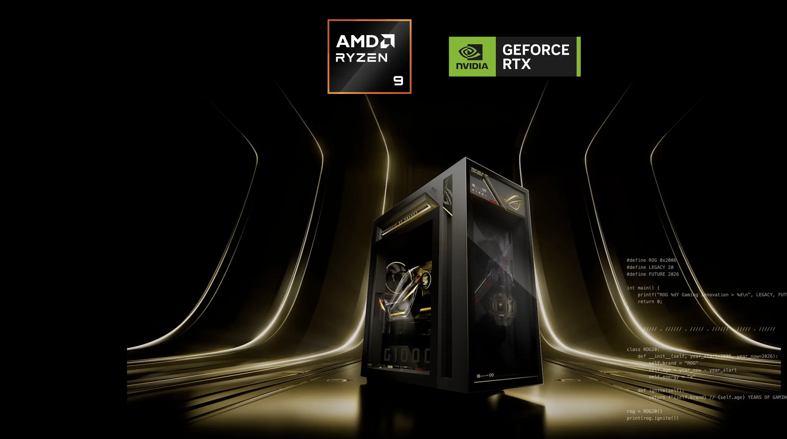 Επετειακό Asus ROG G1000 Edition 20: Η απόλυτη δύναμη στο gaming 6 Γνωρίστε το συλλεκτικό Asus ROG G1000 Edition 20, έναν κορυφαίο υπολογιστή με επεξεργαστή Ryzen 9 9950X3D, γραφικά RTX 5090 και ολογραφικούς ανεμιστήρες.