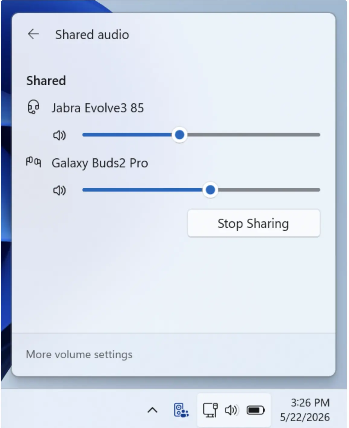 Το Windows 11 φέρνει το Shared Audio για ταυτόχρονη ακρόαση σε δύο συσκευές