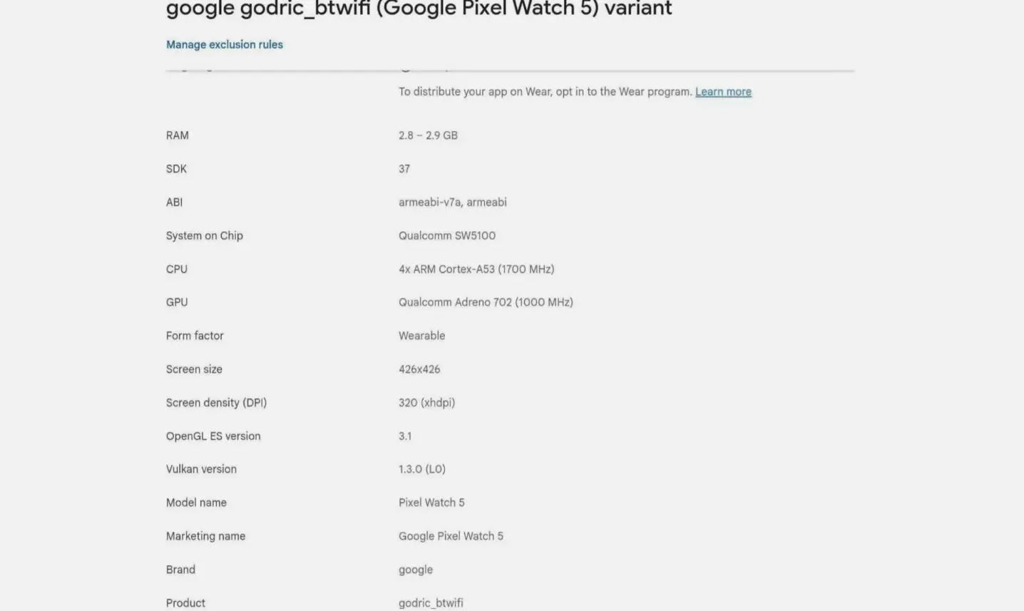 Το Pixel Watch 5 θα έρθει με περισσότερη μνήμη RAM και σχεδόν τίποτα άλλο