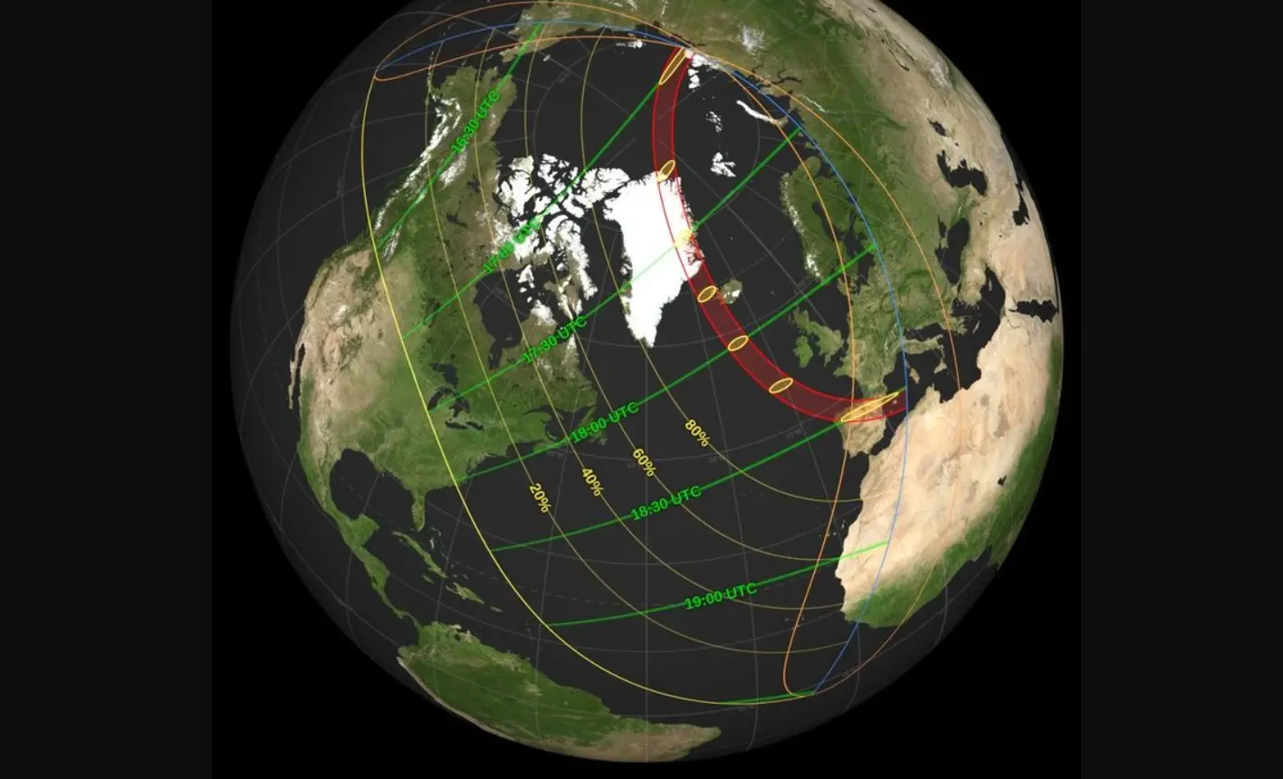 Η NASA θα μεταδώσει ζωντανά την πρώτη ολική έκλειψη Ηλίου στην Ευρώπη μετά από 27 χρόνια 1 Η NASA θα μεταδώσει ζωντανά την πρώτη ολική έκλειψη Ηλίου στην Ευρώπη μετά από 27 χρόνια