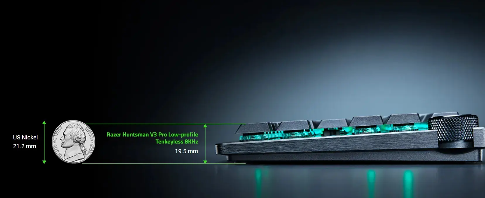 Razer Huntsman V3 Pro: Το πρώτο low-profile analog optical πληκτρολόγιο esports