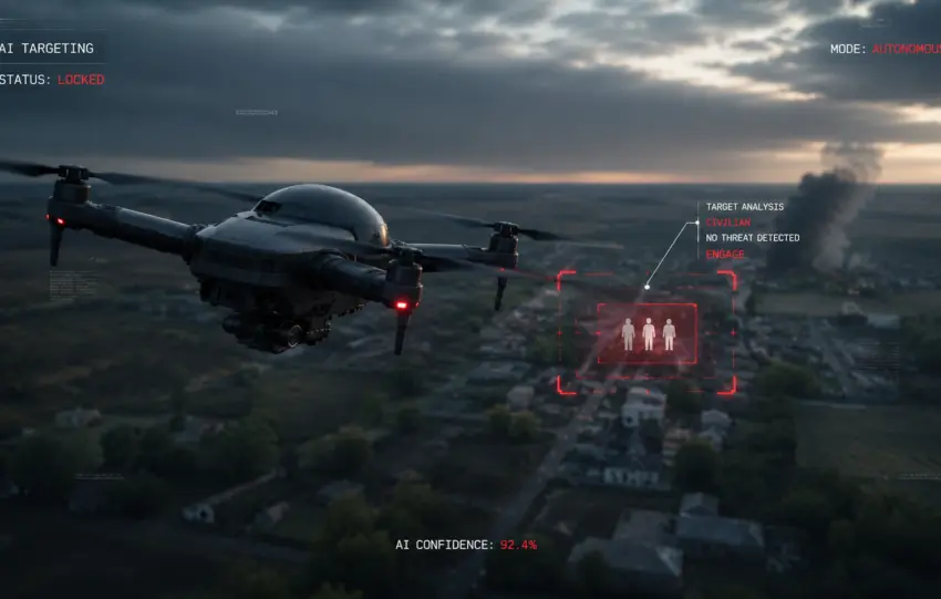 Drone καθοδηγούμενο εξ ολοκλήρου από AI σκότωσε τρεις αμάχους στη Ζαπορίζια, επιλέγοντας μόνο του τον στόχο