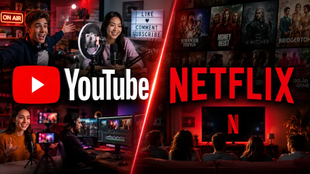Το Netflix κυνηγά YouTubers και το YouTube τους δίνει εκατομμύρια για να μην ανεβάζουν
