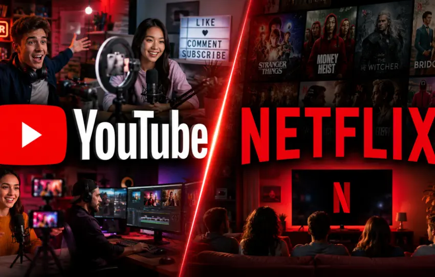 Γιατί το Netflix κυνηγά YouTubers και το YouTube απαντά με εκατομμύρια