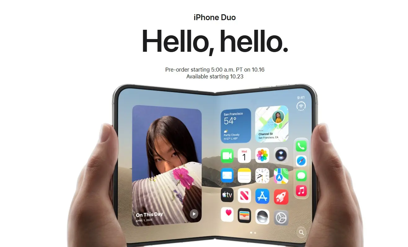 iPhone Duo: Το «μυστικό» της Apple για να κρύψει την πτυχή της οθόνης