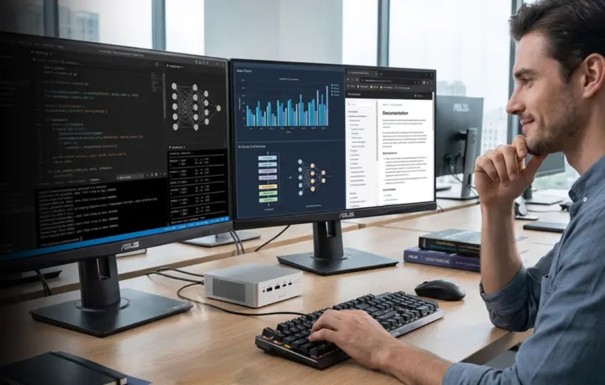Το νέο AI PC της ASUS είναι μικρό σε μέγεθος και τεράστιο σε δυνατότητες