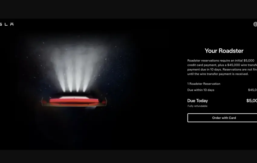 Η Tesla άνοιξε ξανά τις κρατήσεις για το Roadster νέας γενιάς