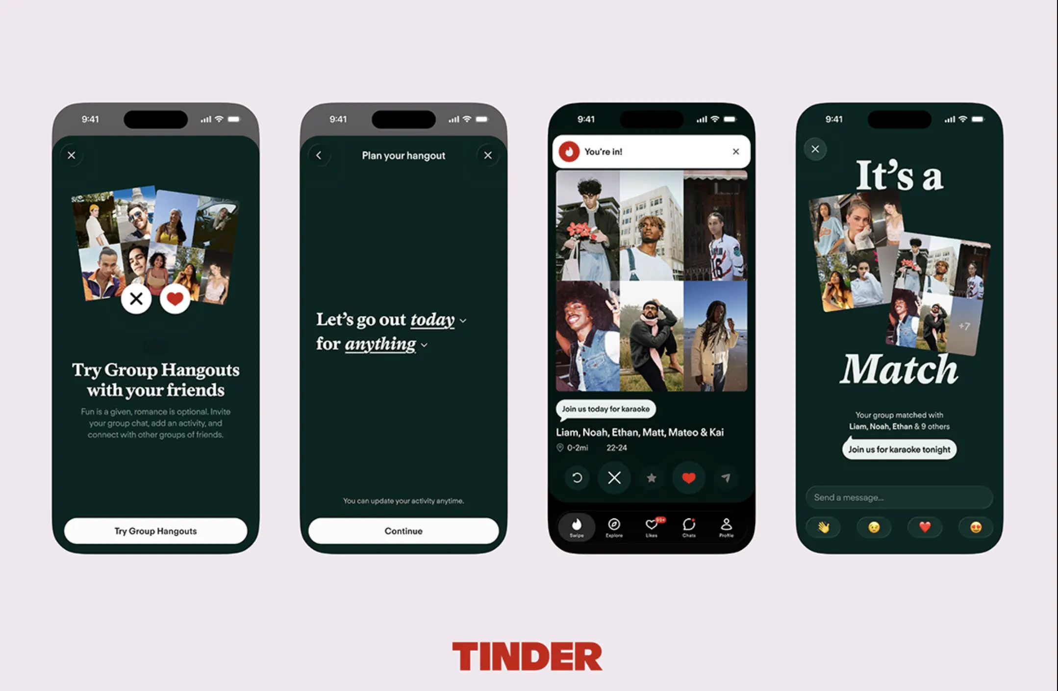 Το Tinder βάζει τους φίλους στο παιχνίδι με ομαδικά matches και group chats