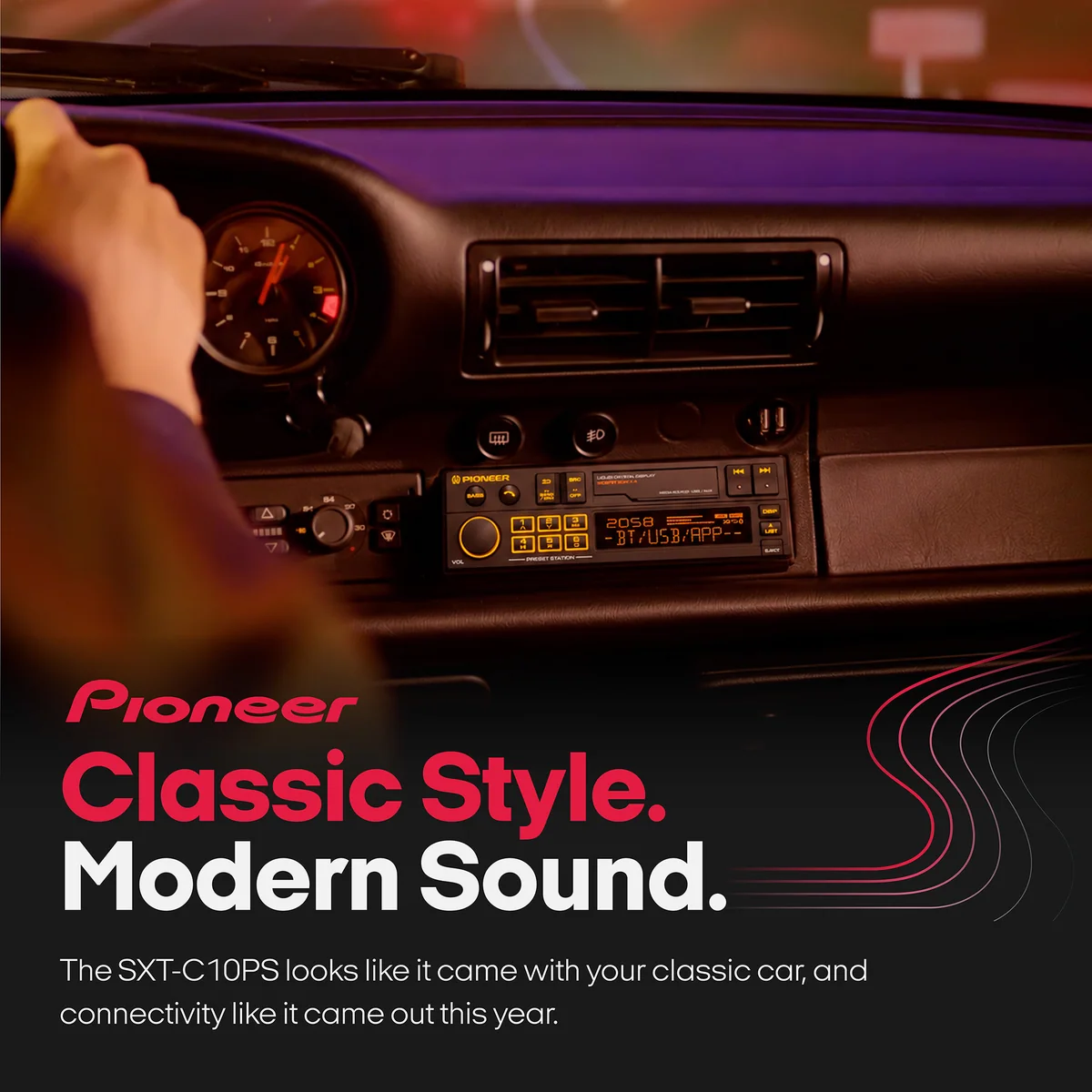 Pioneer SXT-C10PS: Η τεχνολογία συναντά τη νοσταλγία των κλασικών αυτοκινήτων 1 Η Pioneer αναβιώνει τα ηχοσυστήματα των '80s και '90s για τους λάτρεις των κλασικών αυτοκινήτων