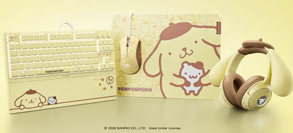Η Razer ντύνει headset, keyboard και mouse στα χρώματα του Pompompurin