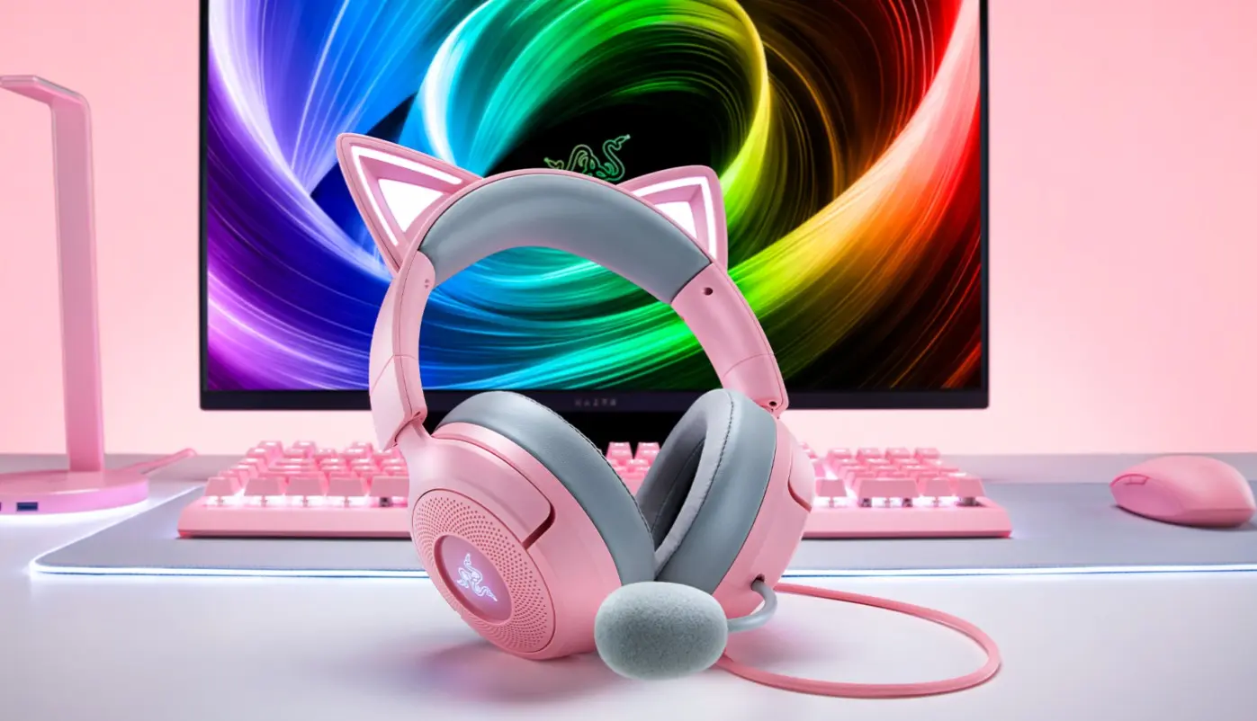 Η Razer παρουσίασε το Kraken Kitty V3 με RGB αυτιά που αντιδρούν στο livestream 1 Η Razer παρουσίασε το Kraken Kitty V3 με RGB αυτιά που αντιδρούν στο livestream