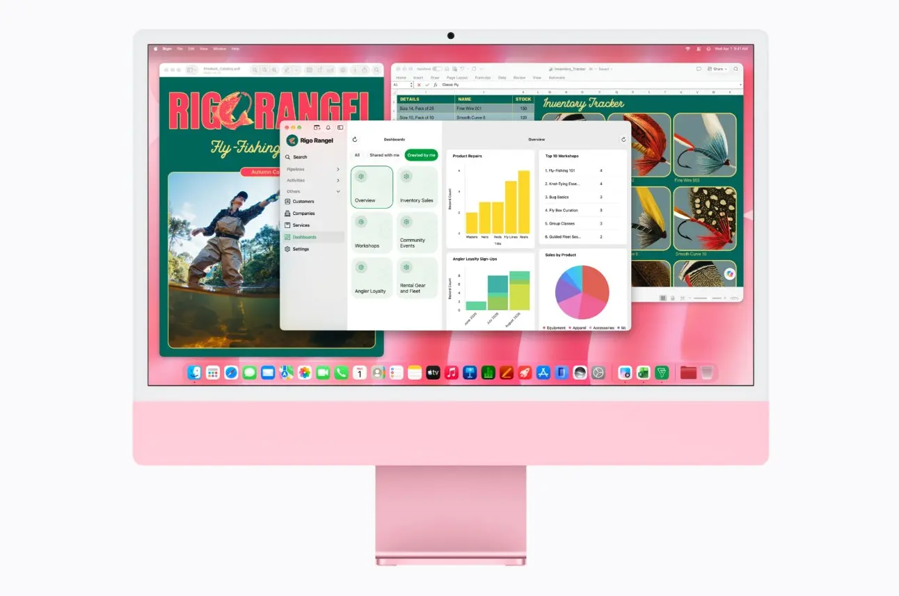 Η Apple παρουσίασε το νέο iMac M6 με ισχυρότερα γραφικά, Wi-Fi 7 και επτά χρώματα 2 Η Apple παρουσίασε το νέο iMac M6 με ισχυρότερα γραφικά, Wi-Fi 7 και επτά χρώματα
