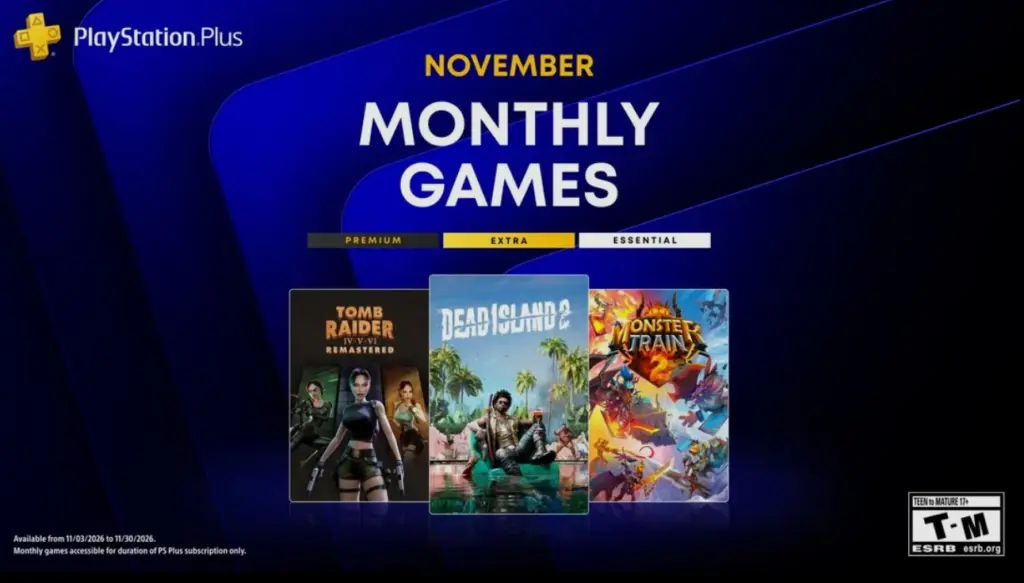 Αυτά είναι τα τρία παιχνίδια που δίνει το PlayStation Plus Νοεμβρίου 2026