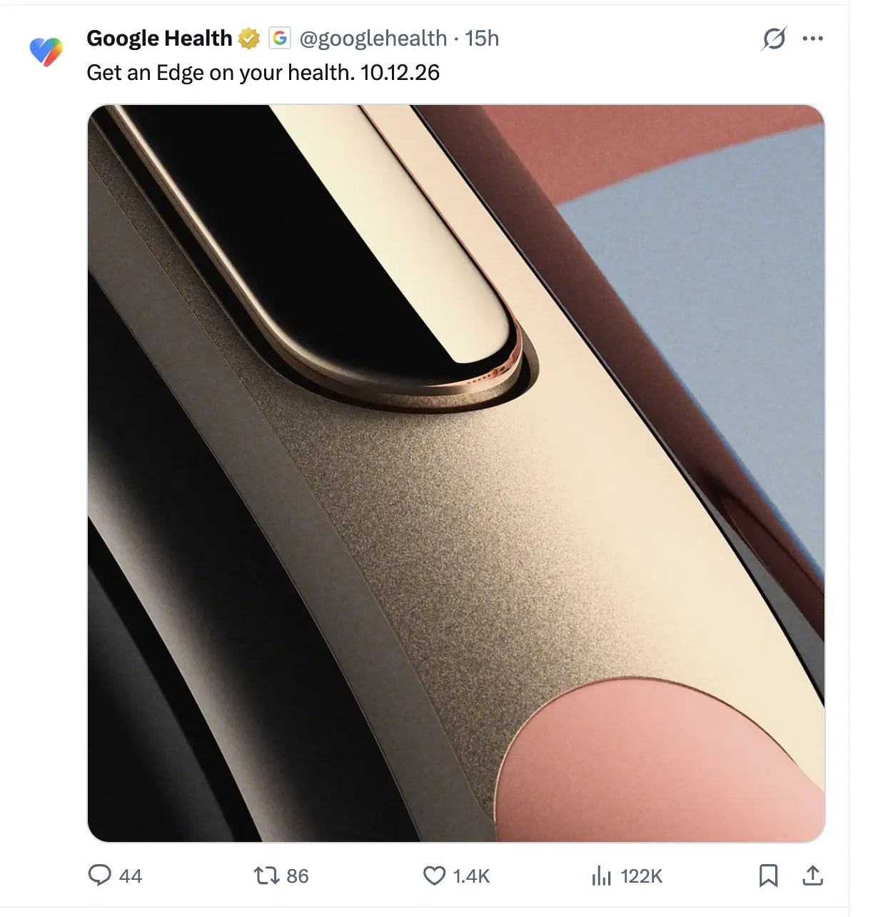 Google Fitbit Edge: Έρχεται στις 12 Οκτωβρίου με OLED οθόνη και προηγμένες λειτουργίες υγείας 1 Η Google ετοιμάζει το Fitbit Edge με ECG, GPS και αυτονομία έως 7 ημέρες