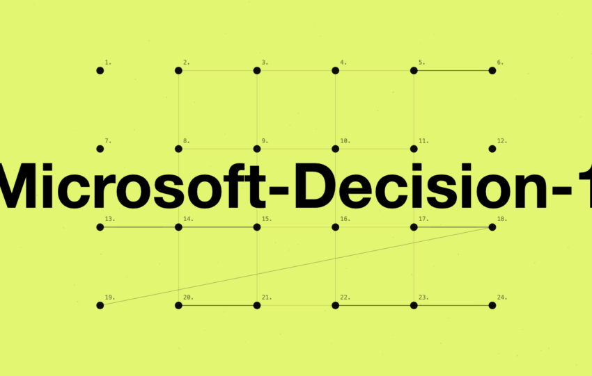 Microsoft-Decision-1 - Το AI μοντέλο για γρήγορες αποφάσεις