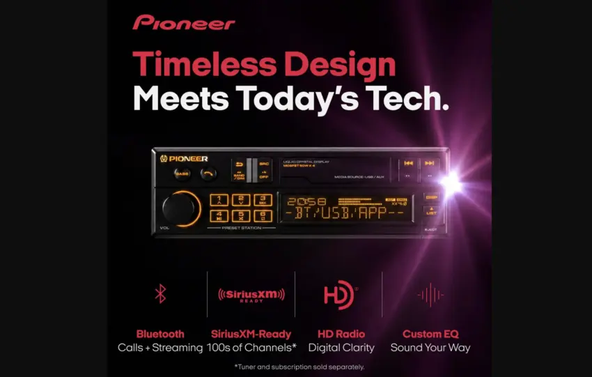 Pioneer SXT-C10PS: Η τεχνολογία συναντά τη νοσταλγία των κλασικών αυτοκινήτων